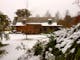 Lodge in snow