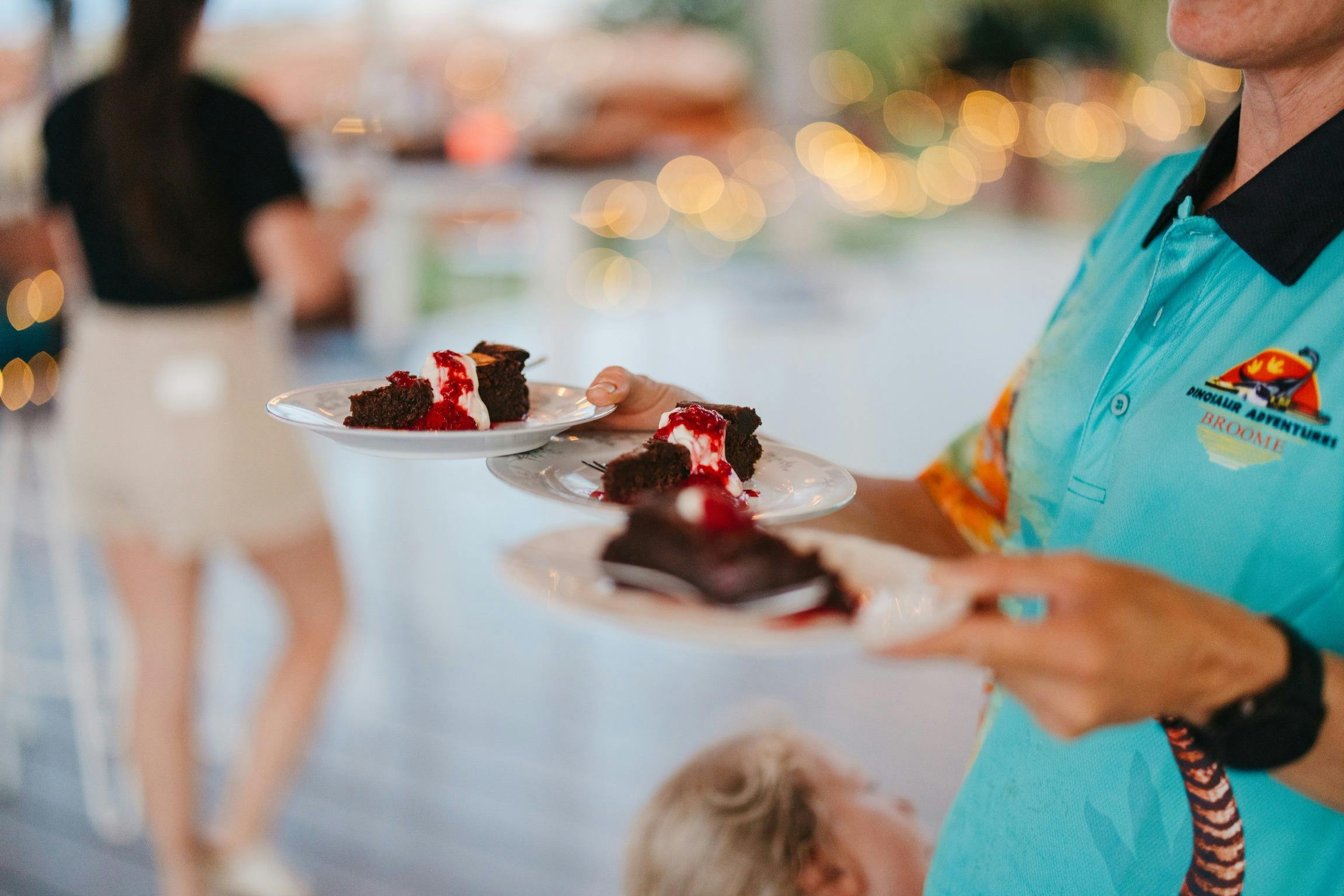 Fudgy Flourless Chocolate cake - part of the beachside tapas