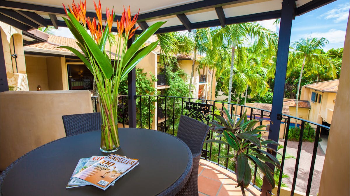 private balcony boutique apartment