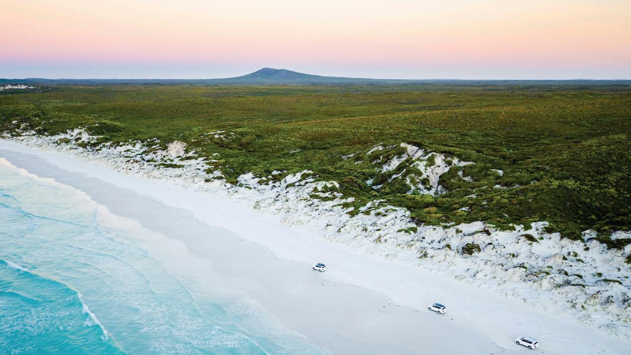 Aerial view of Duke of Orleans Bay, near Esperance.