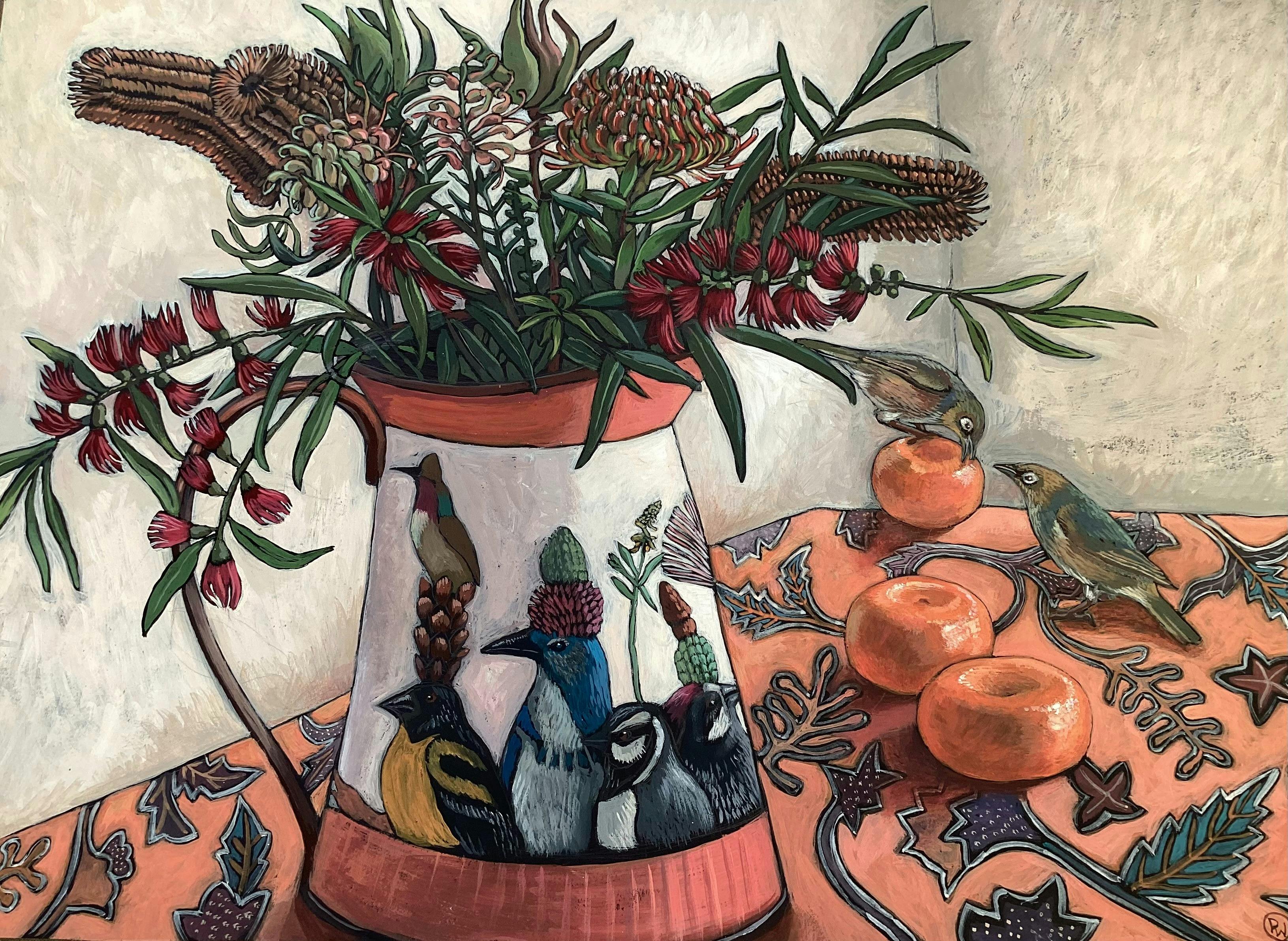 Still life, Gouache