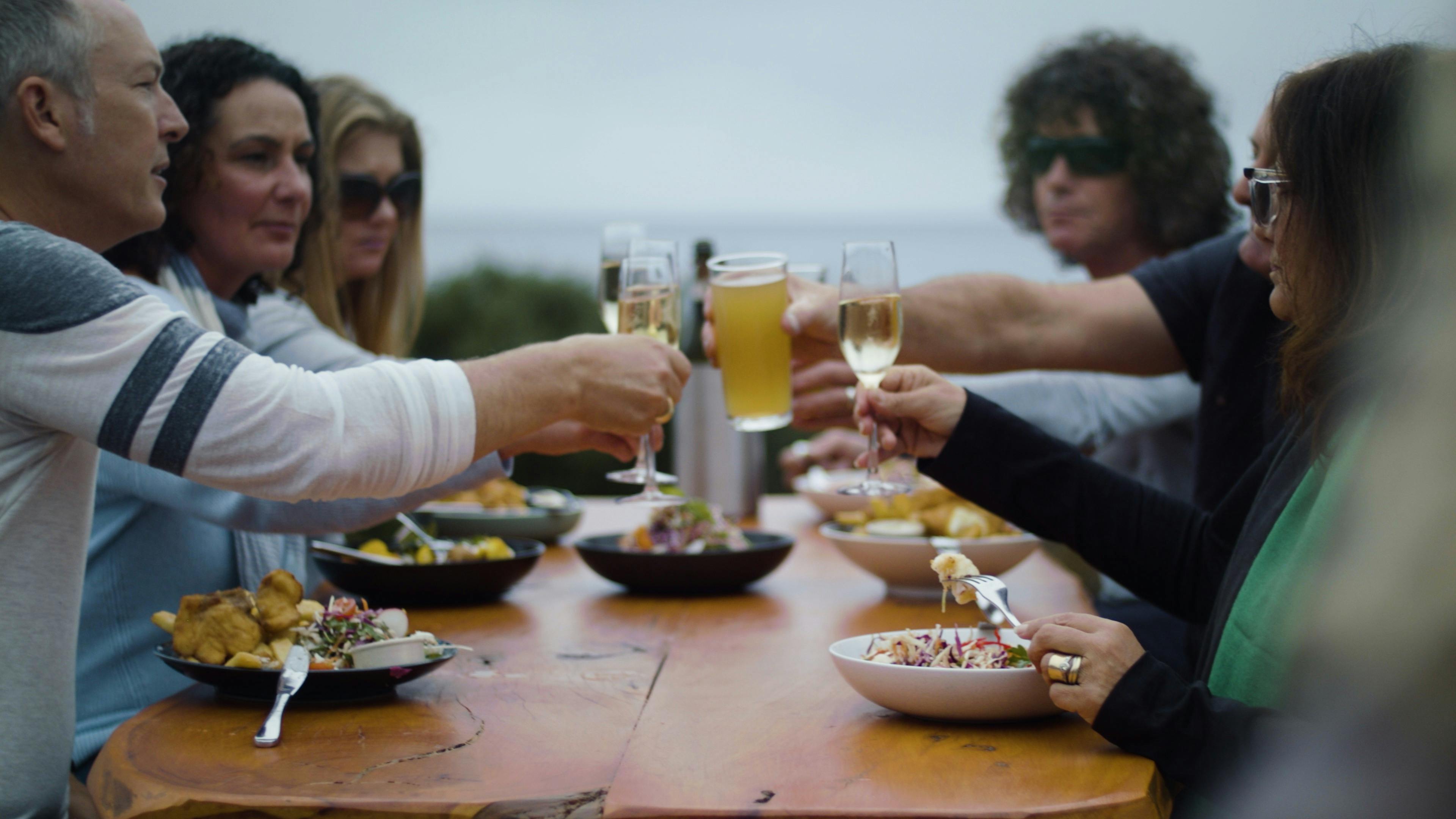 Beachside restaurant