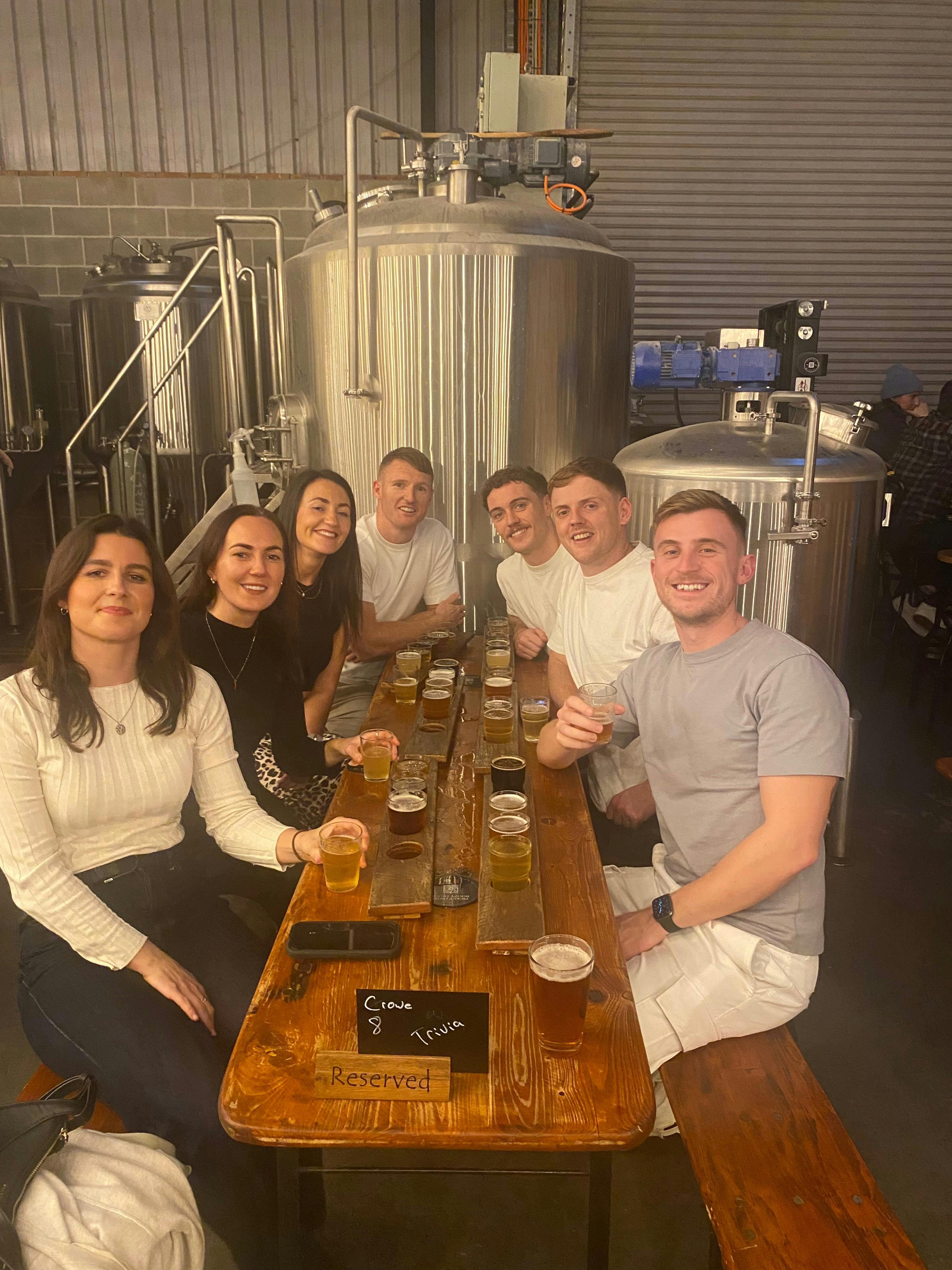 Exploring a local Brewery on a Vino Rosso Tour