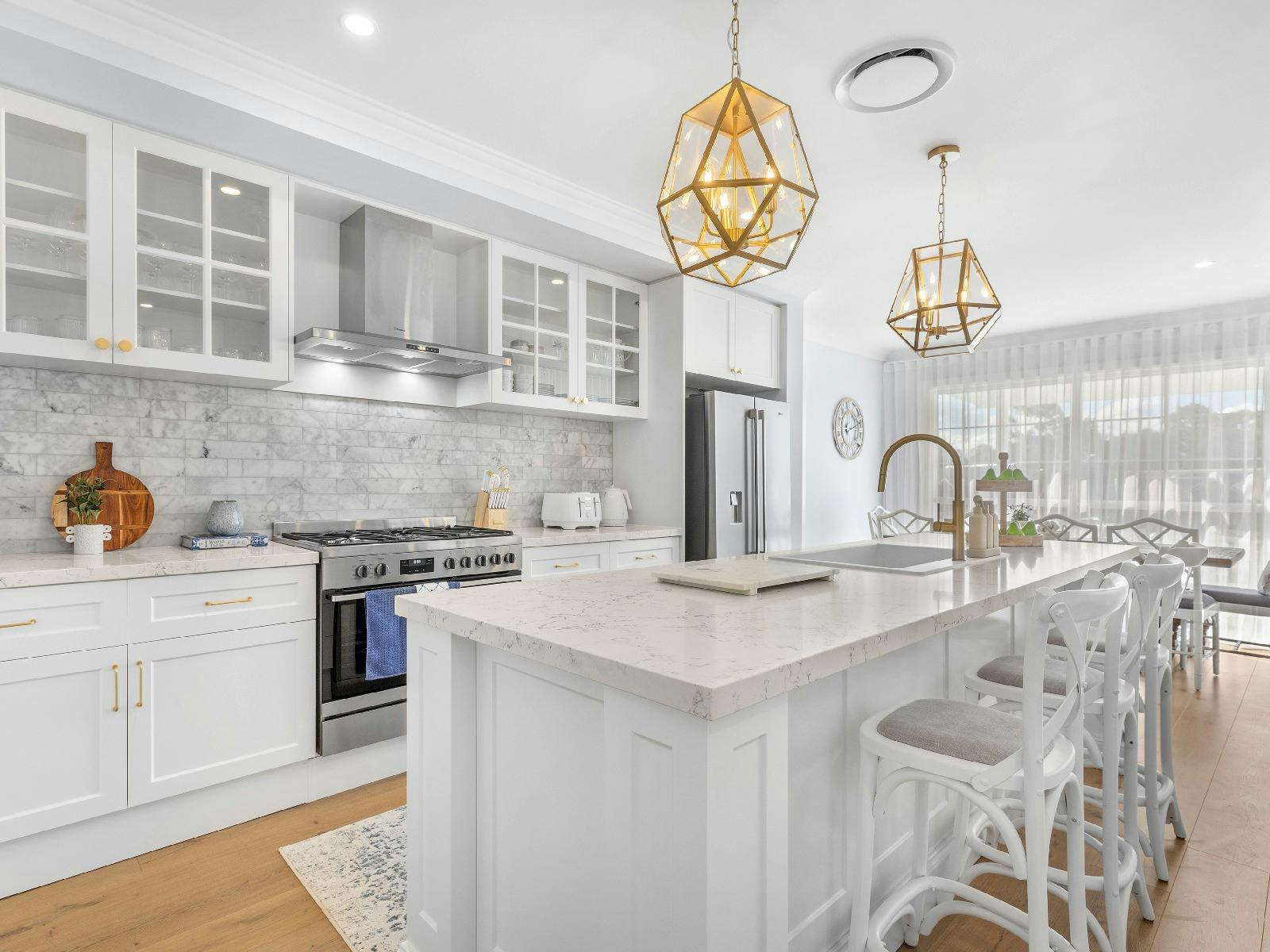 Montauk House kitchen area