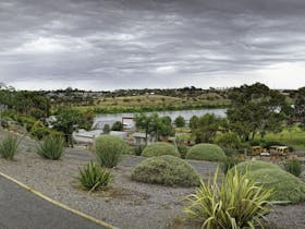 Overlooking the Wharf Precinct and Sturt Reserve from Wharf Hill