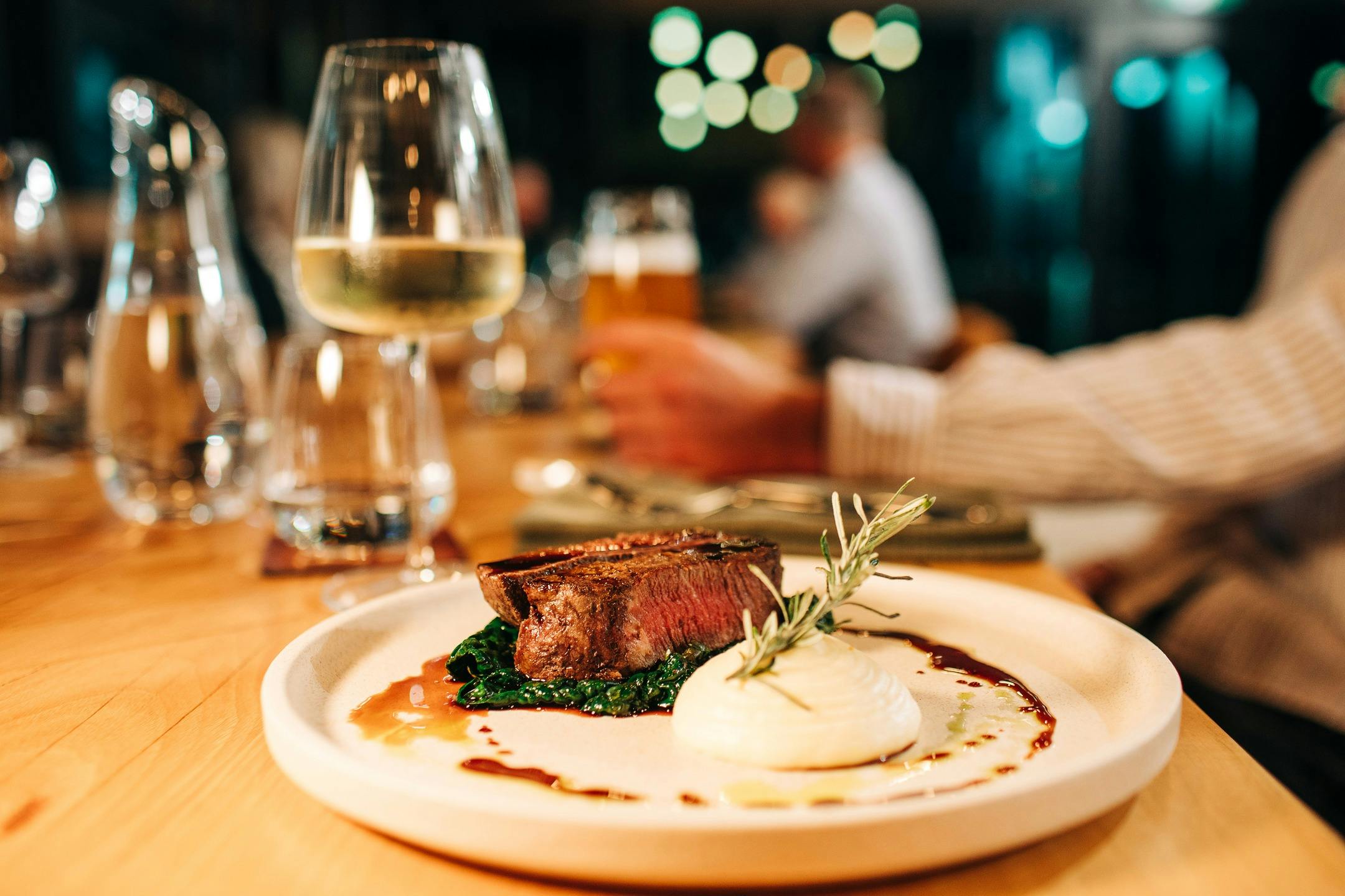 Dining at Rumi degustation Samphire Restaurant