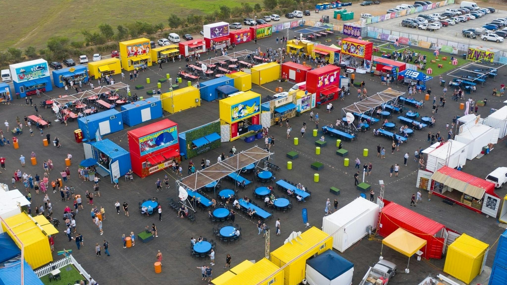 Aerial view of Bite Markets