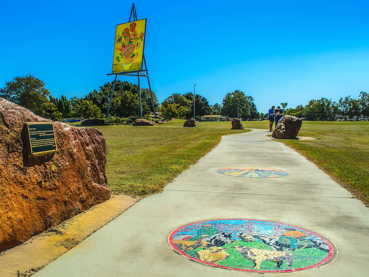 Emerald Centenary of Federation Mosaic Pathway
