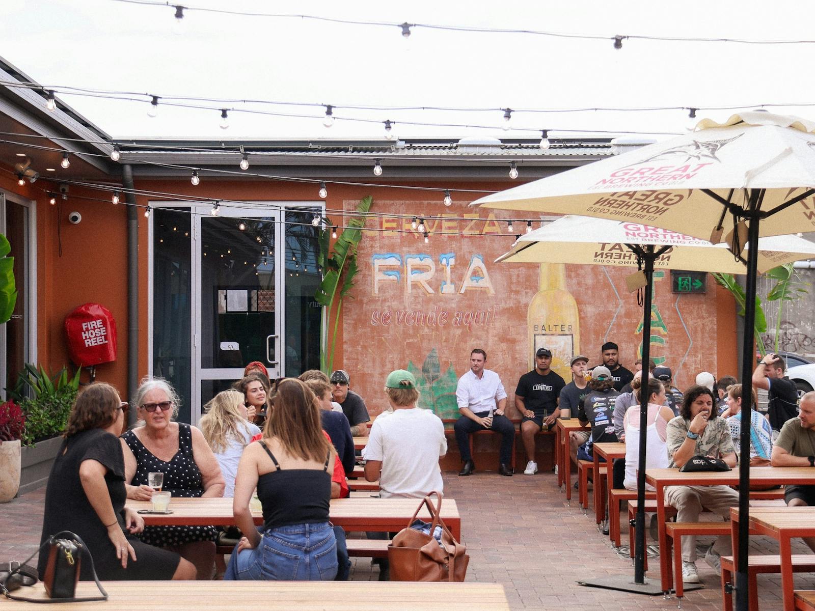 Beer garden