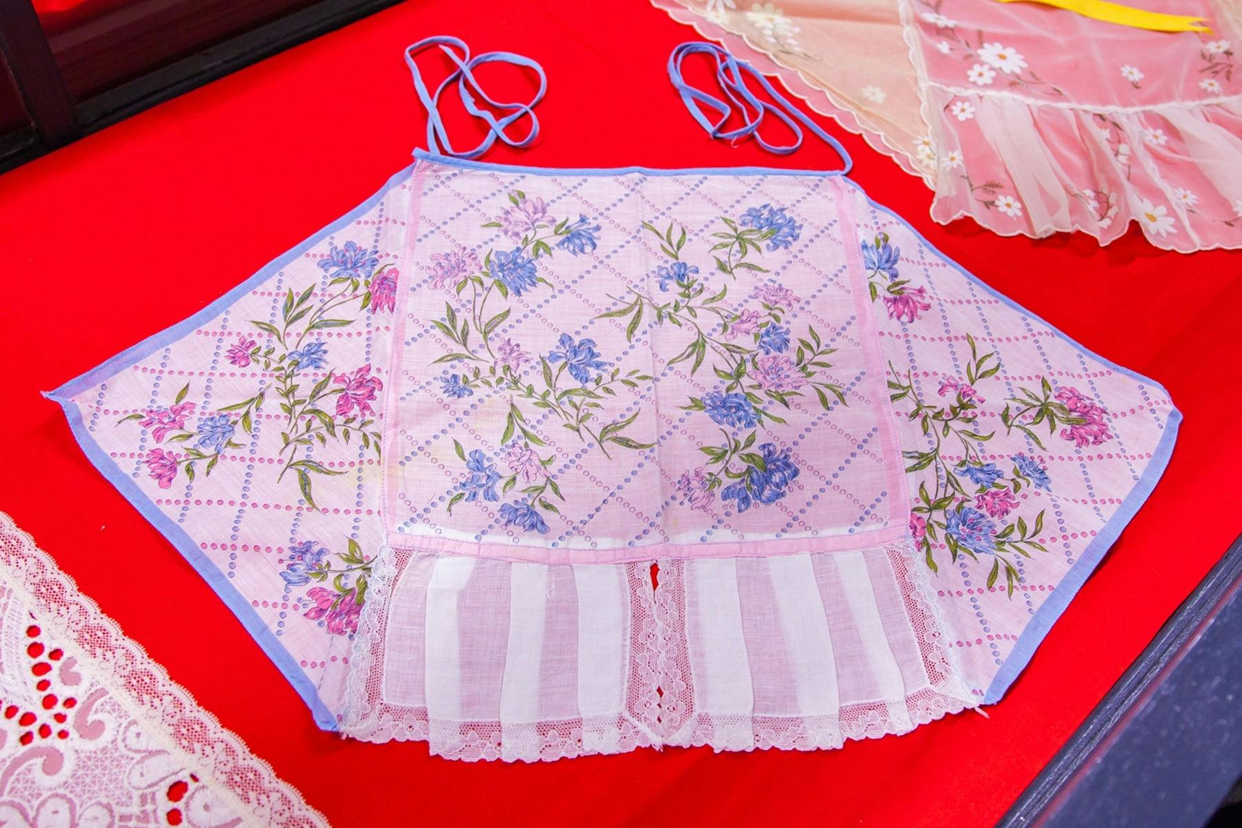 Aprons 1890s to 1990s: Textiles Exhibition
