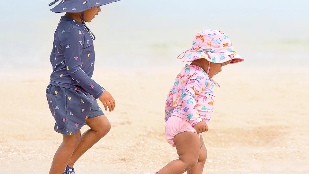 Swimwear and hats for babies and kids