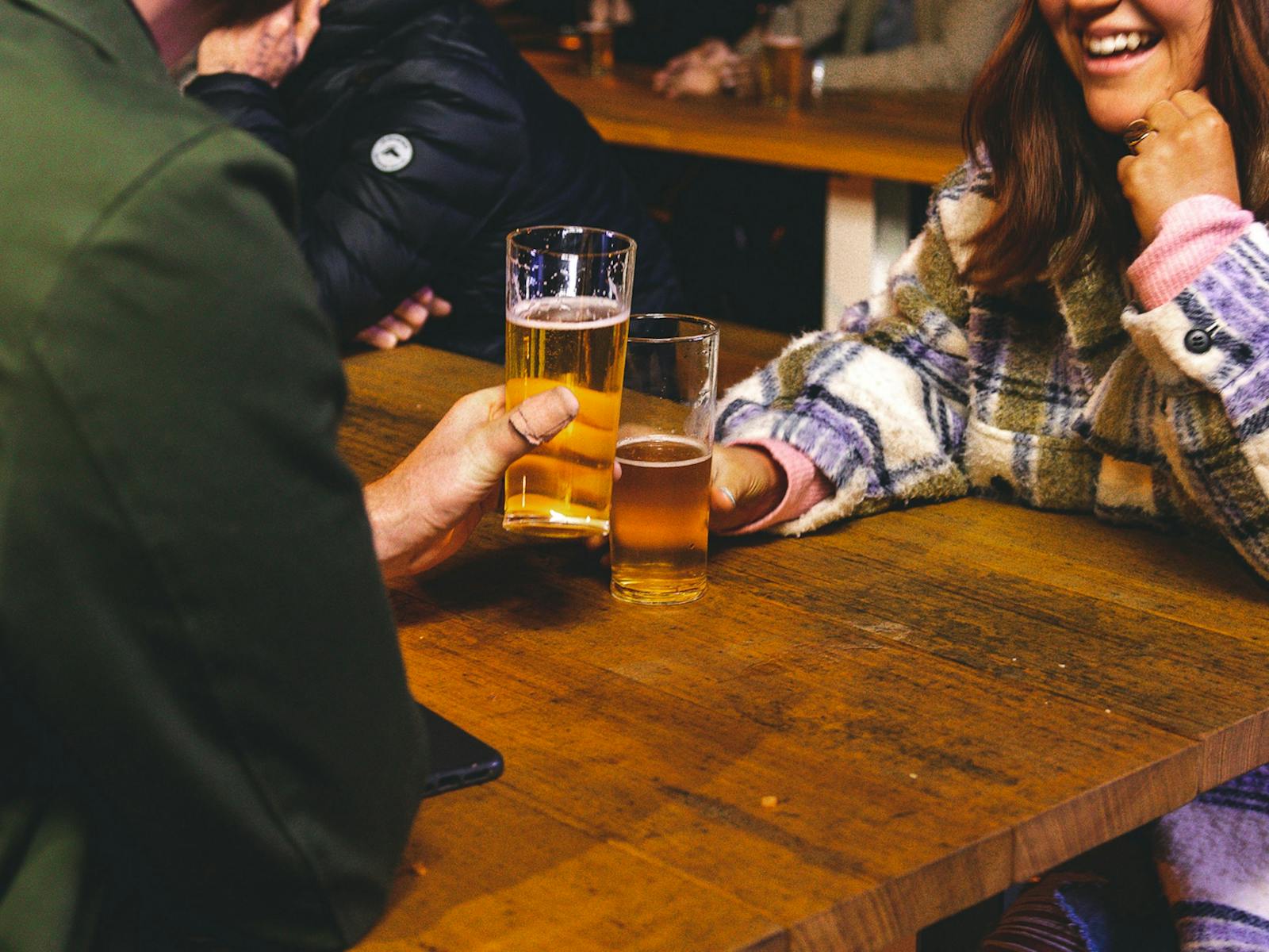 A couple cheers 2 beers