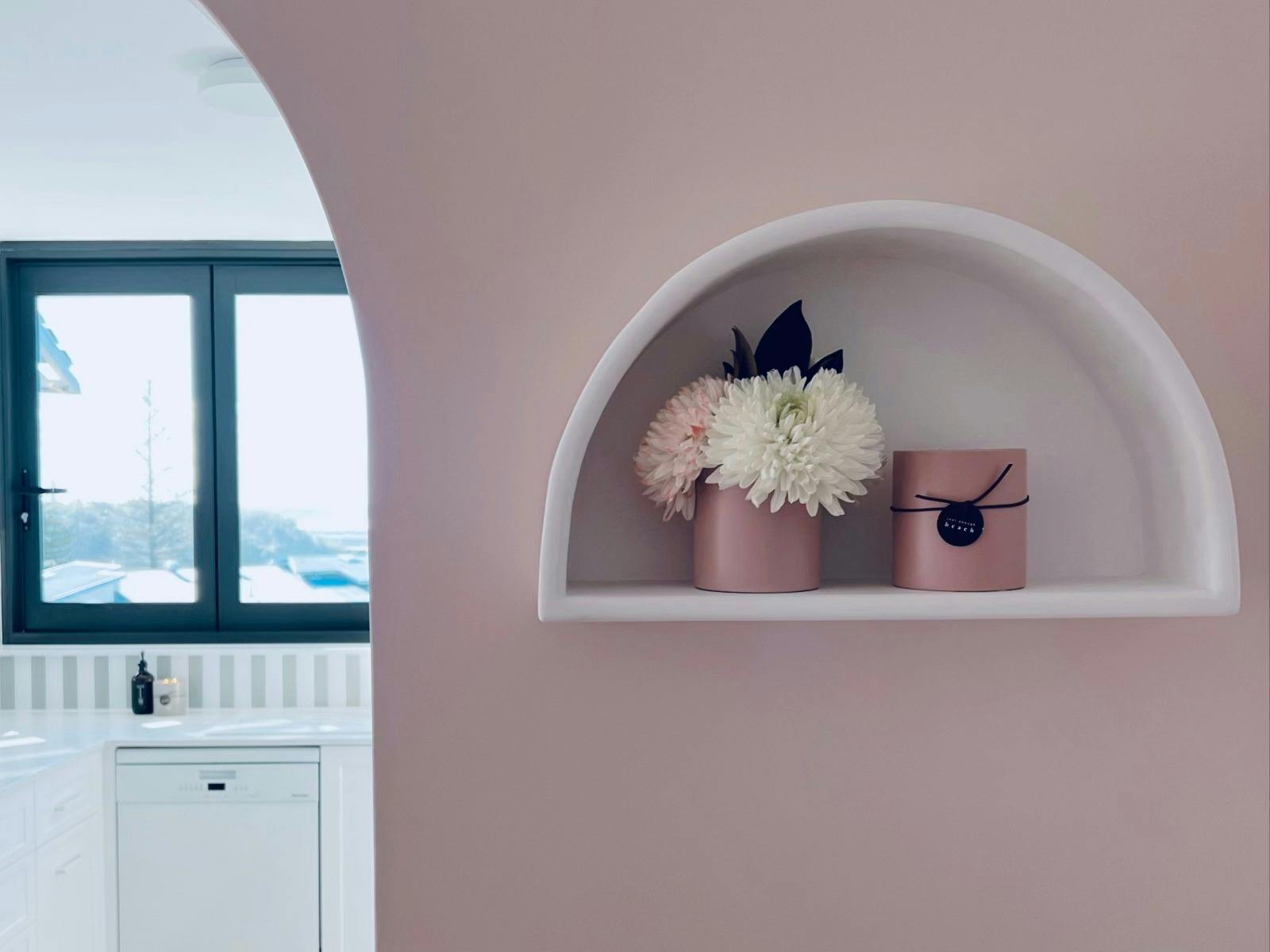 Musk martini soy candle by Just Enough Beach