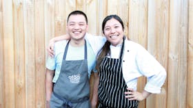Chef Ha Nguyen and Chef Tamaki
