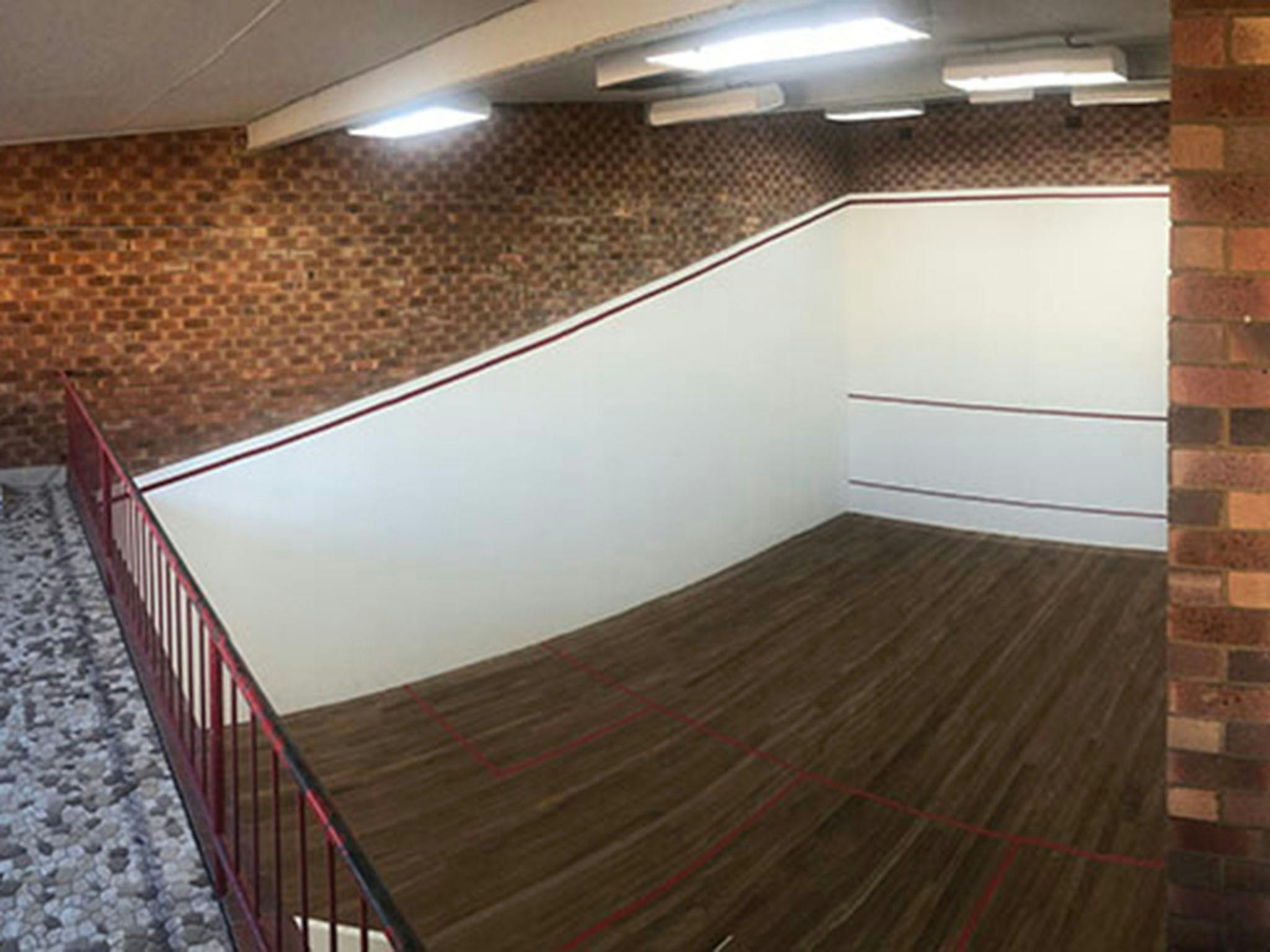 Newly renovated courts