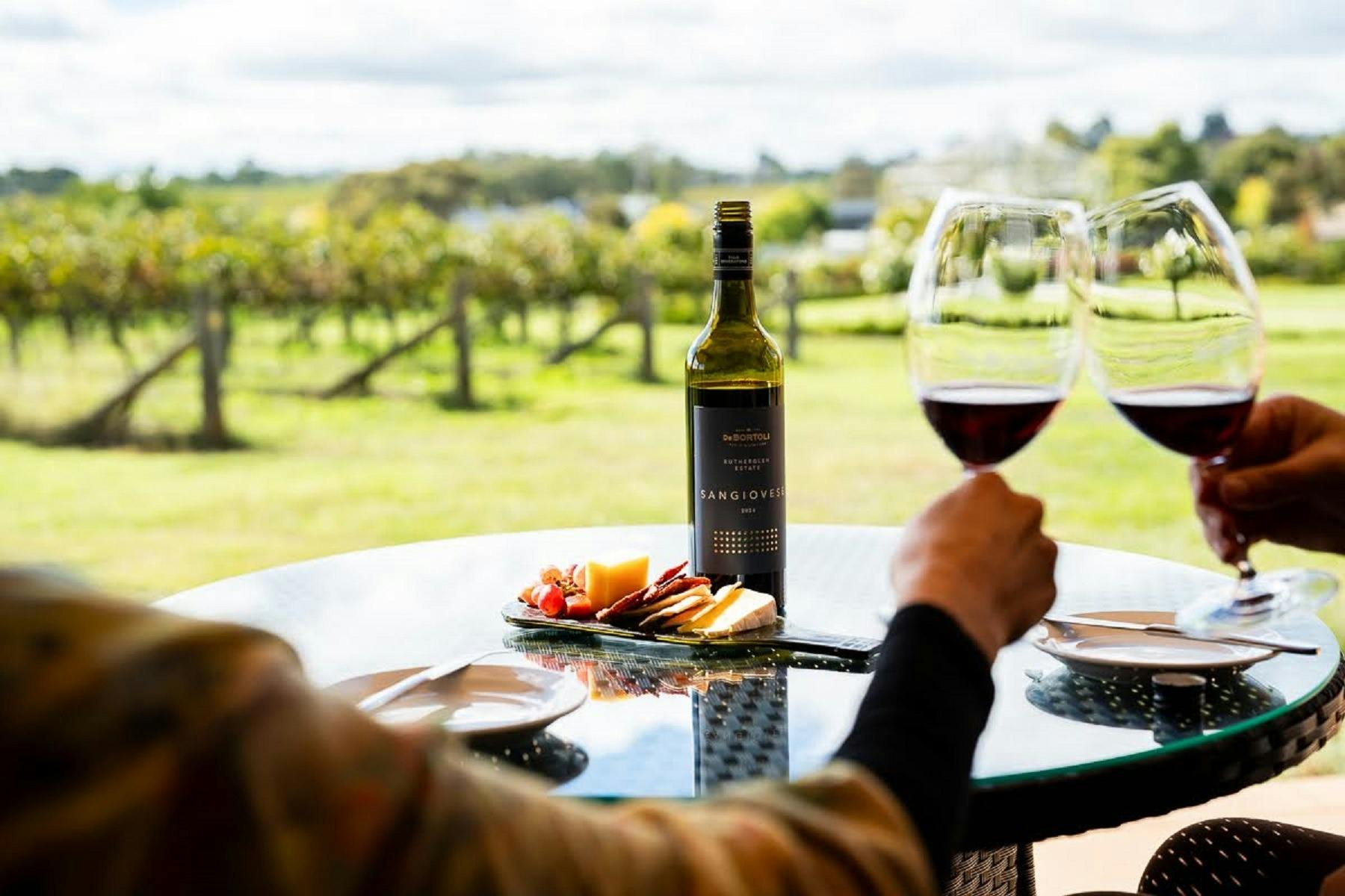De Bortoli Rutherglen Estate view form accommodation balcony