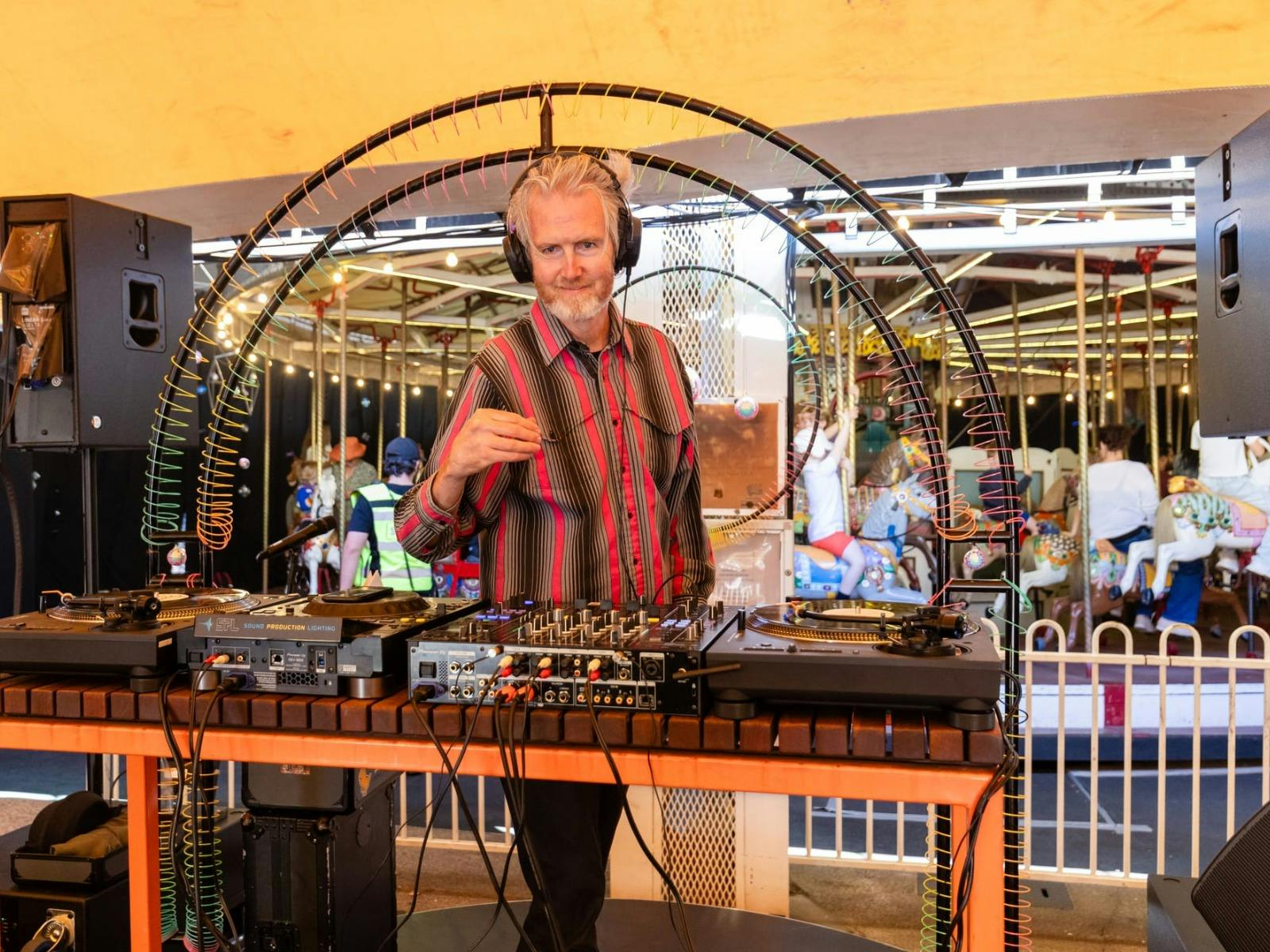 Spin at the Disc-Go-Round