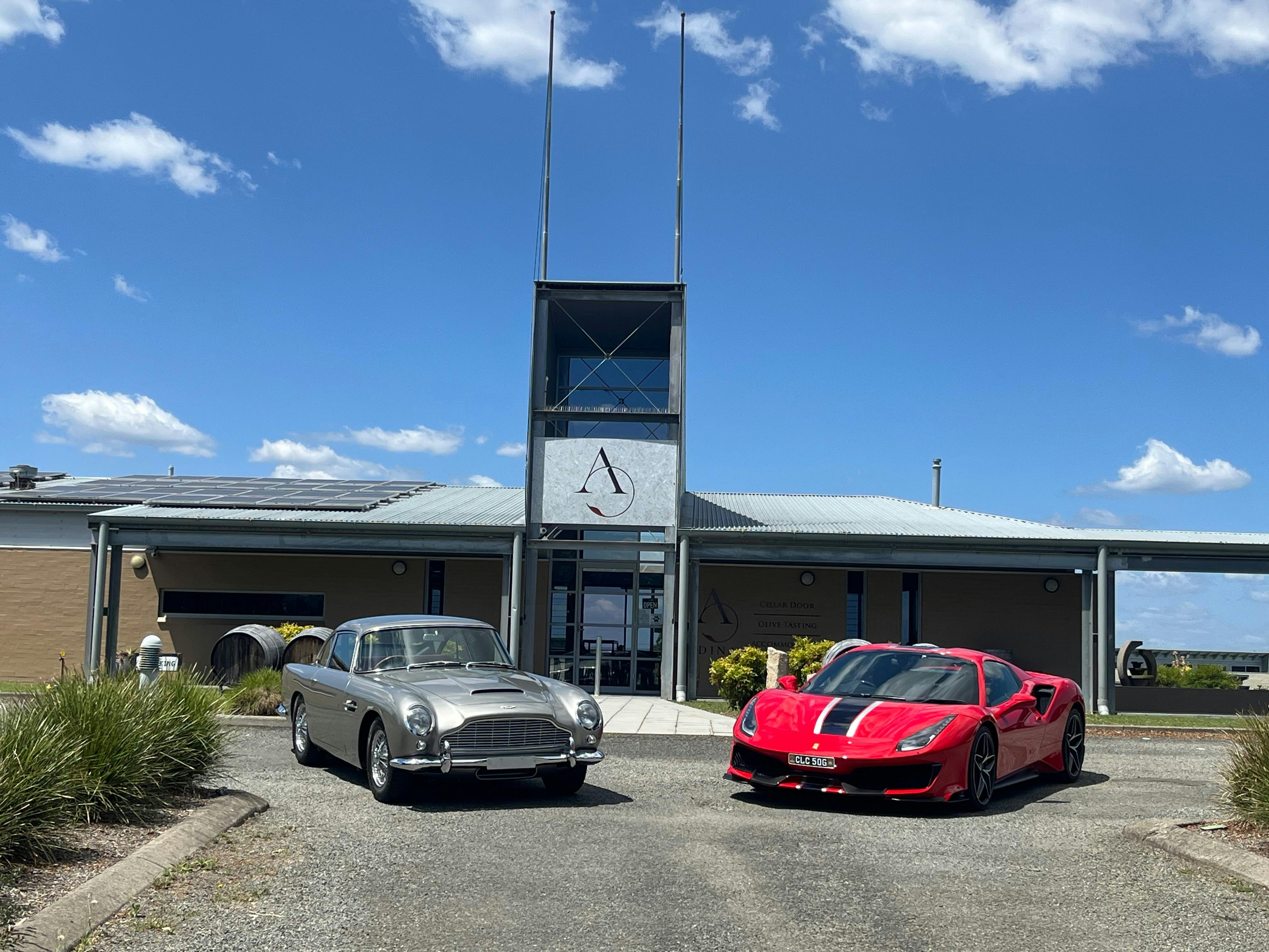 Ferrari and Aston Martin