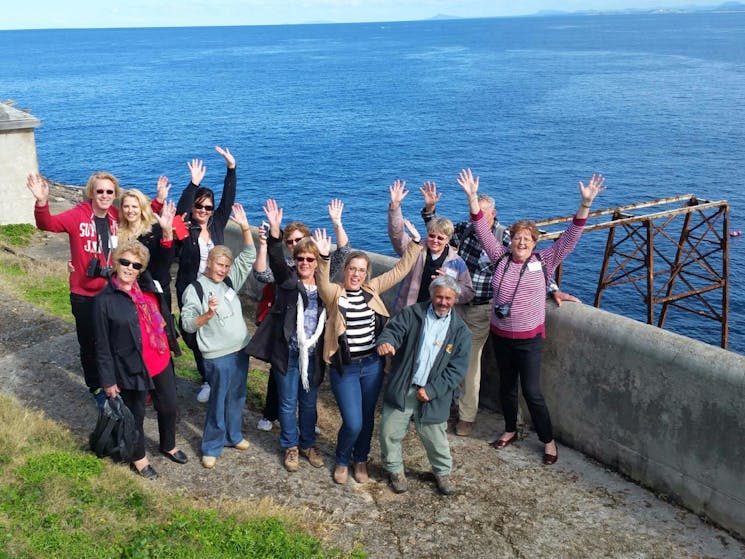 Visitors to South Solitary Island