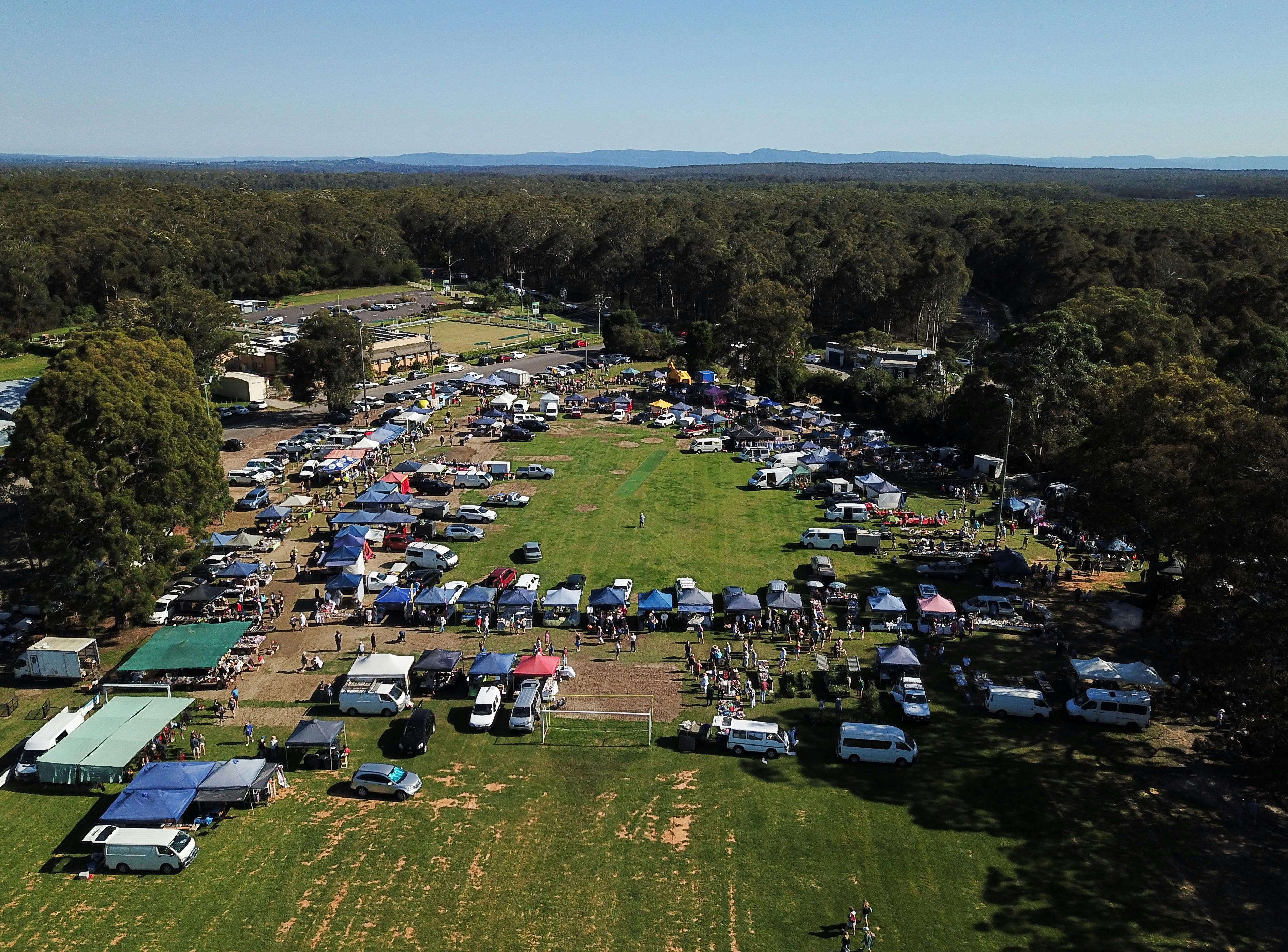 Huskisson Market Drone