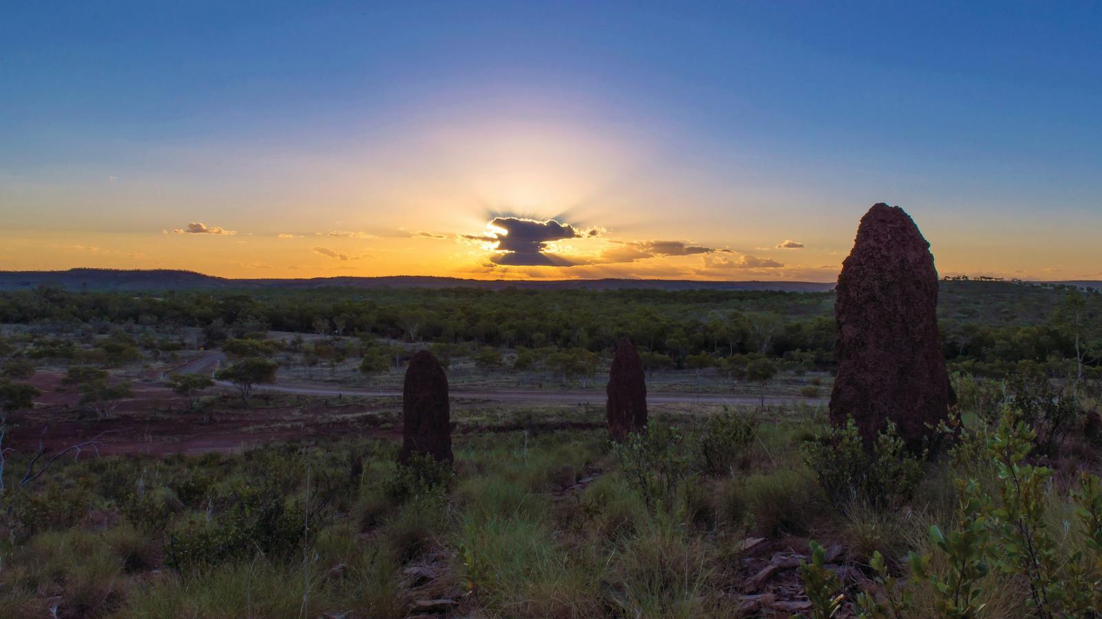 Outback sunset near Cloncurry