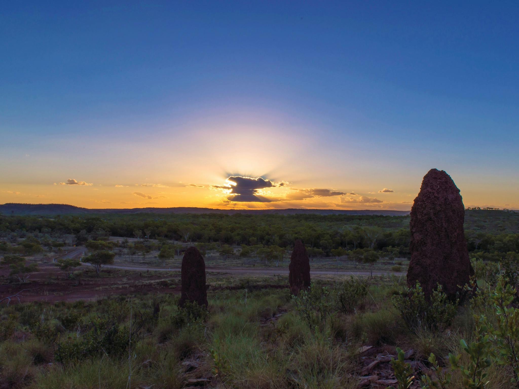 Outback sunset near Cloncurry Outback sunset near Cloncurry