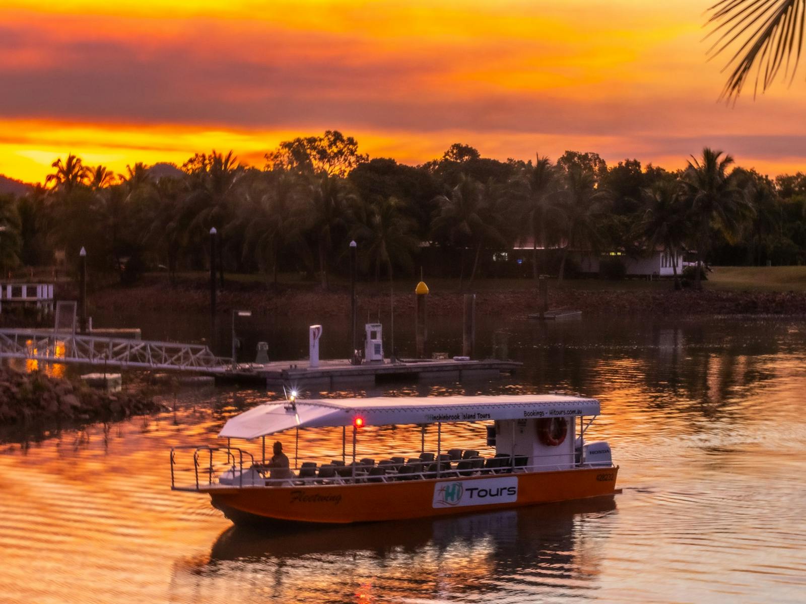 Departure from Cardwell Marina