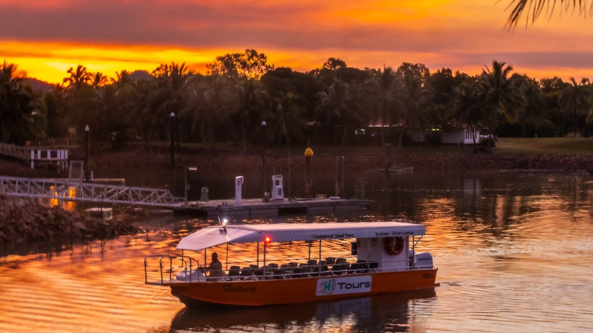 Departure from Cardwell Marina