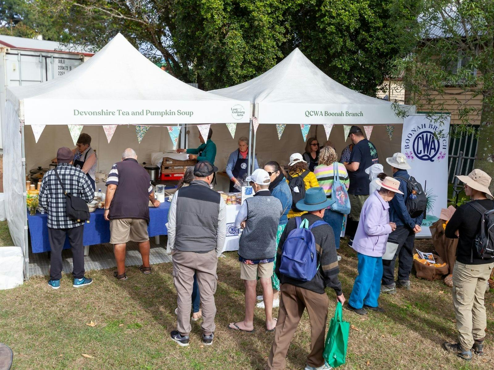 QCWA Stall at A Celebration of Lost Culinary Arts