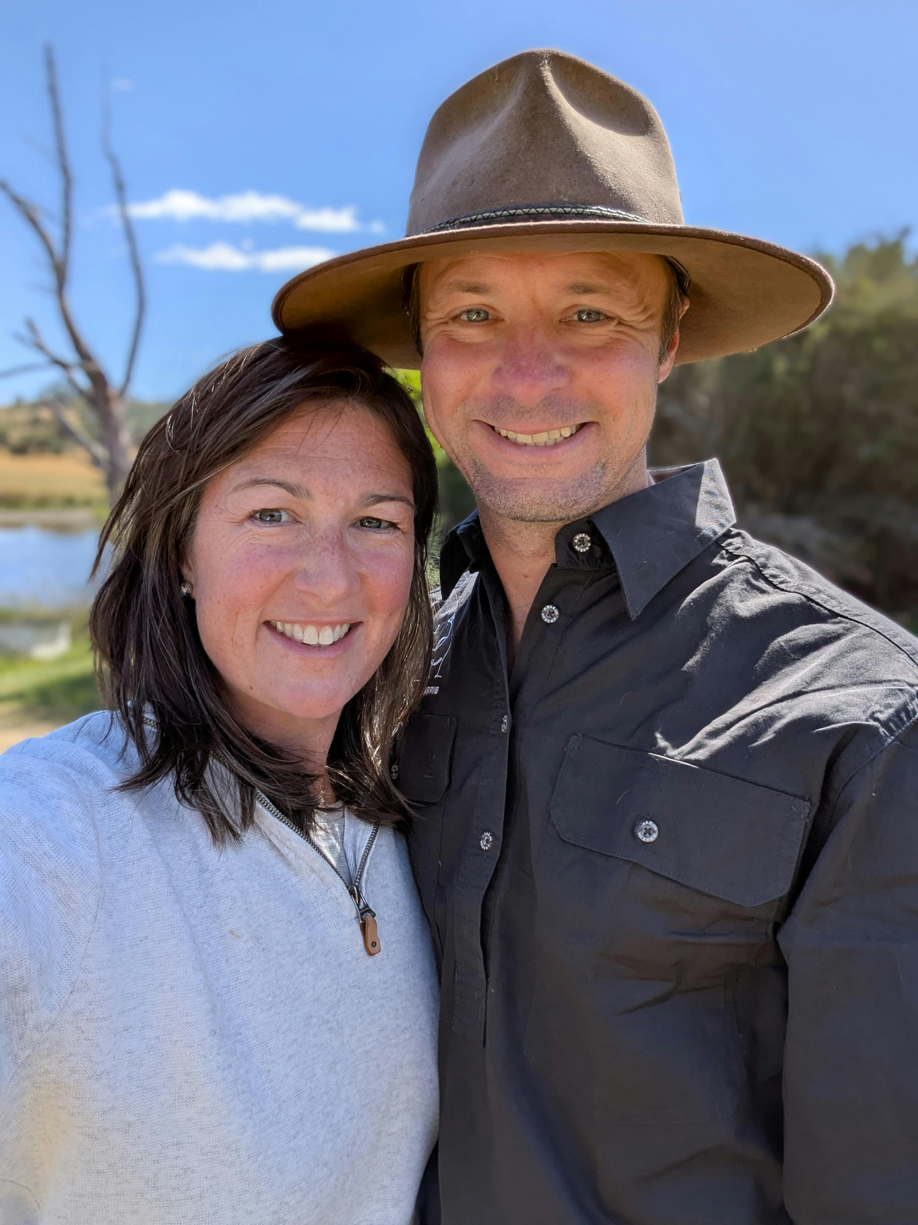 Paul & Bec - Owners of Lone Goose Farm