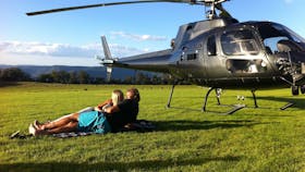 Helicopter picnics in style