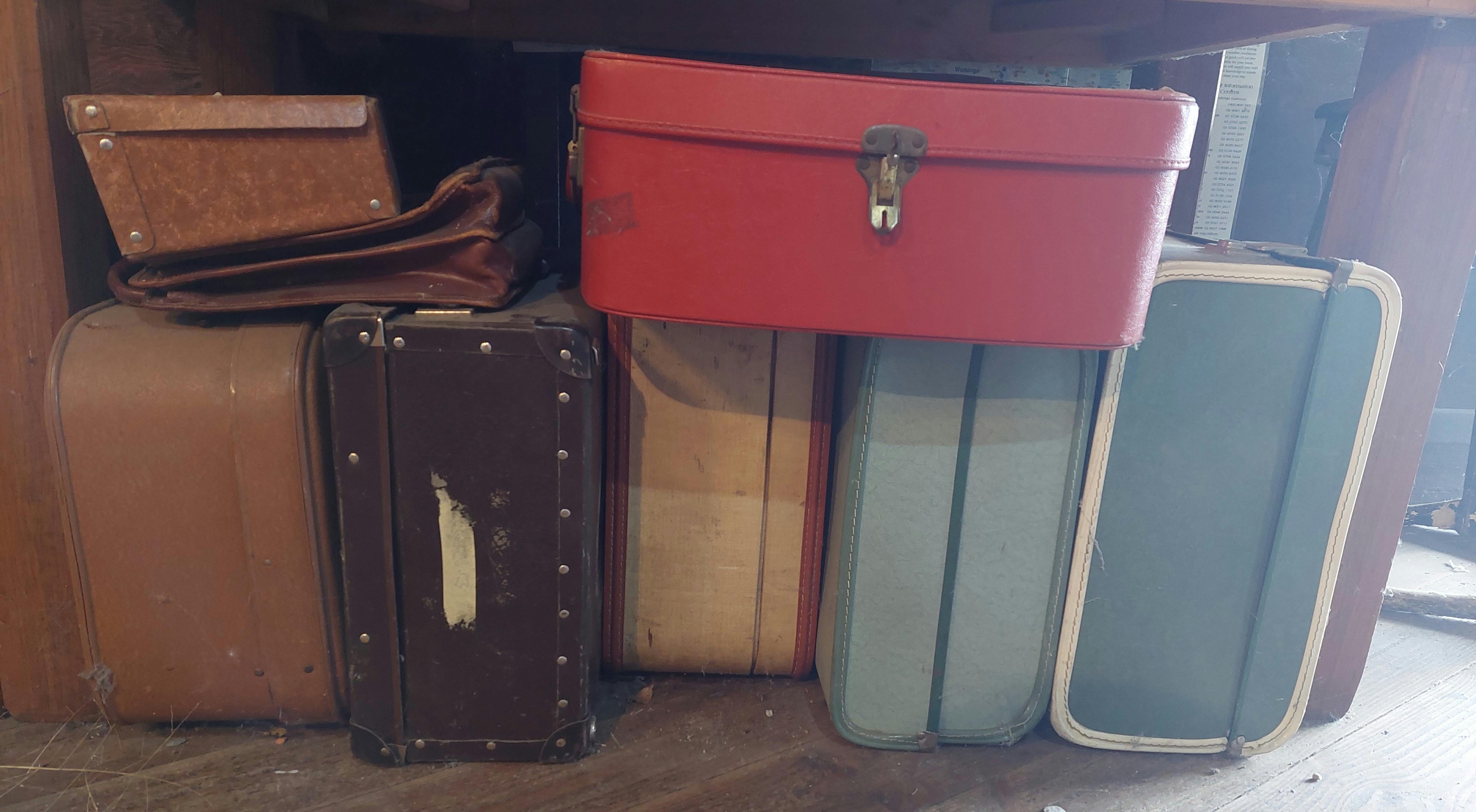 Vintage suitcases