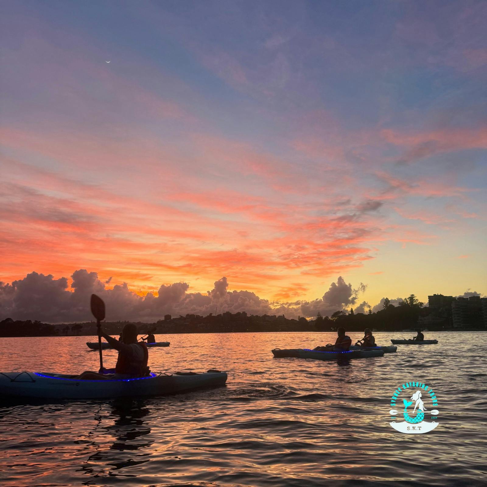 Sydney Kajaktouren Sonnenaufgangstour
