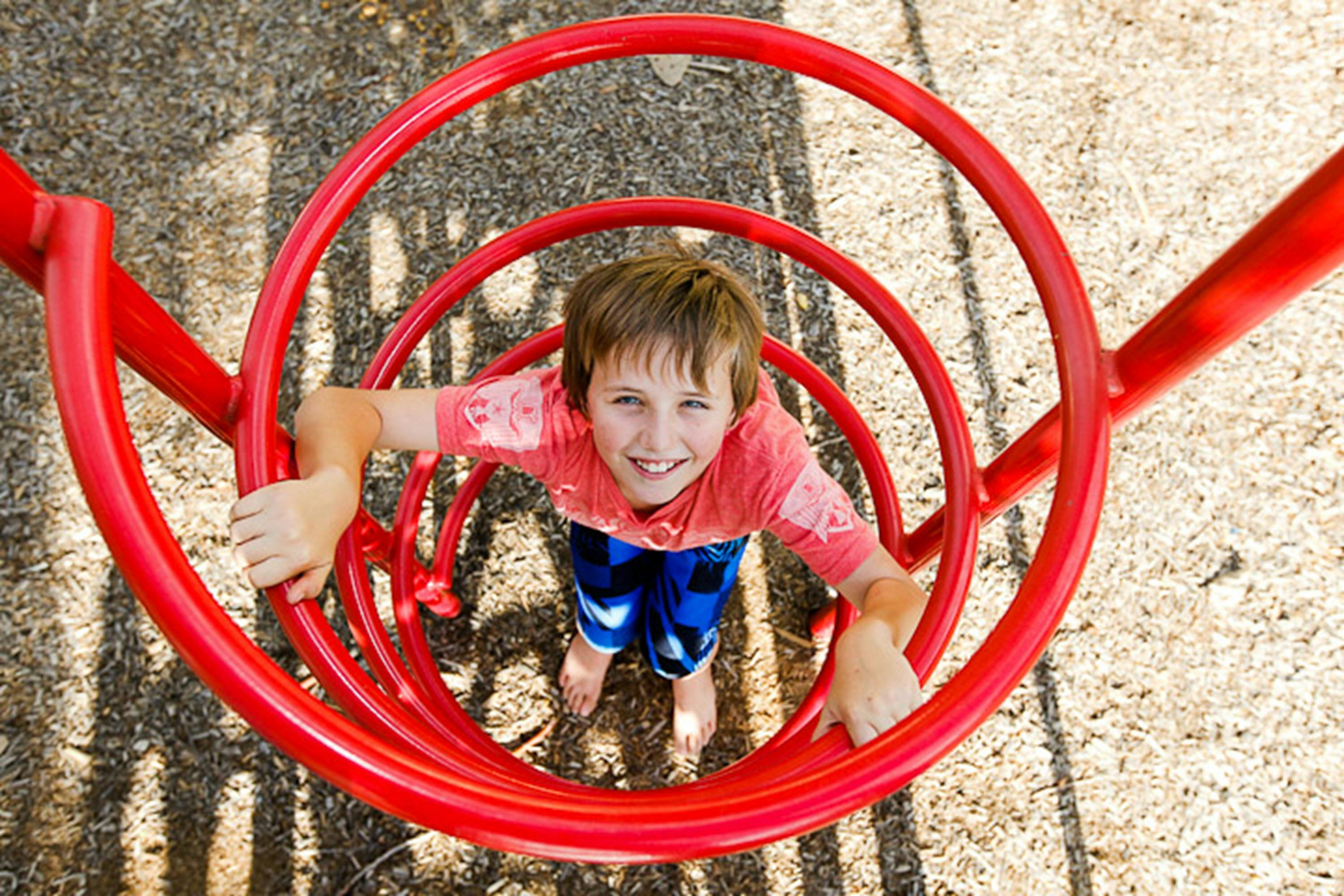 Child in the playground