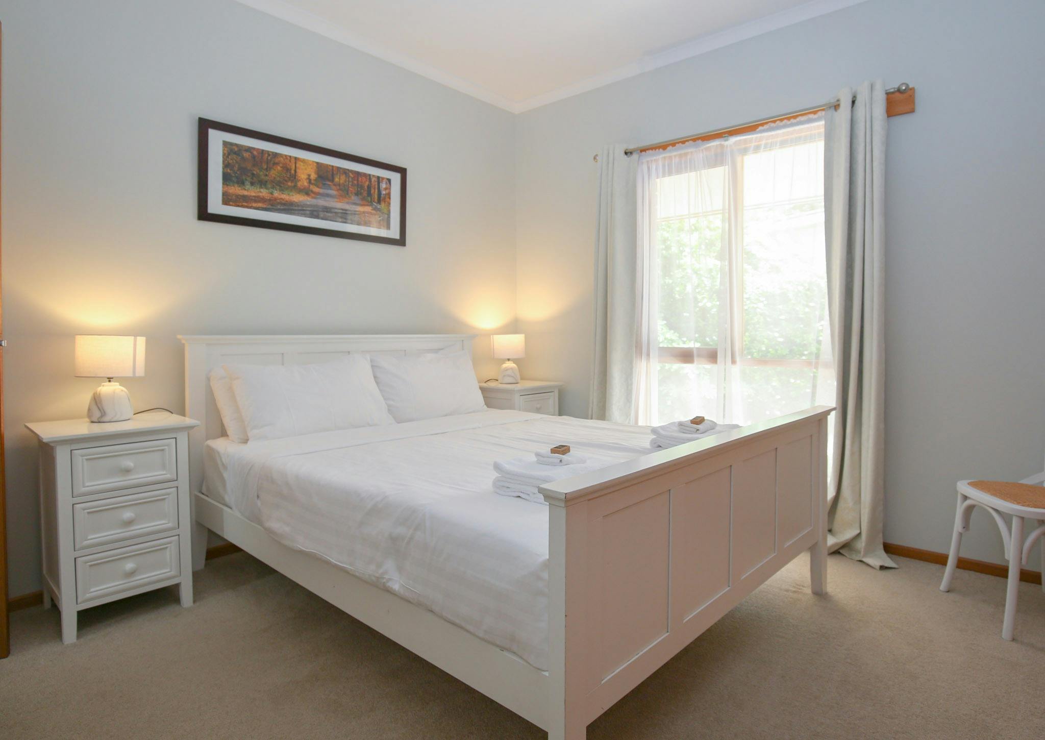 Queen Bedroom 2 at Bright Country Home - Bright Accommodation Alpine Valley Getaways
