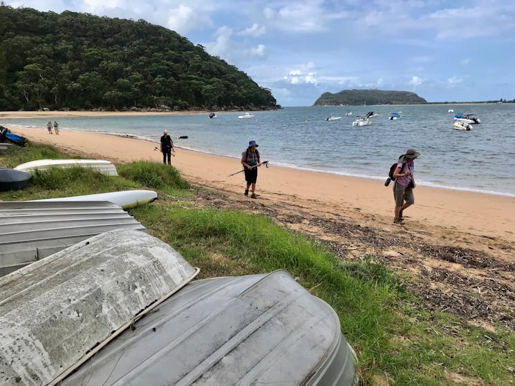 Coastal walk at Macherel Beach