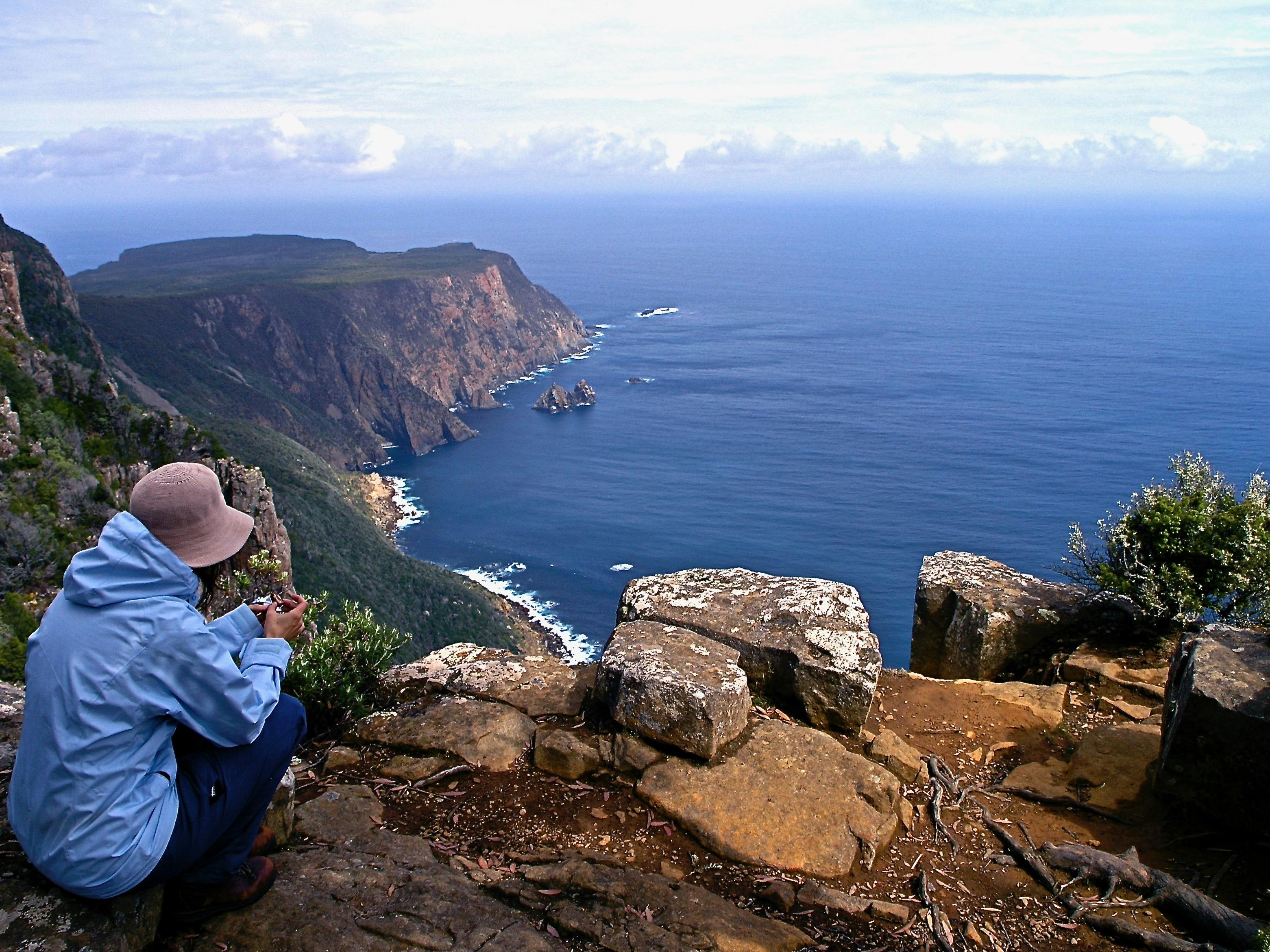 Southern oceans from Cape Raoul trail