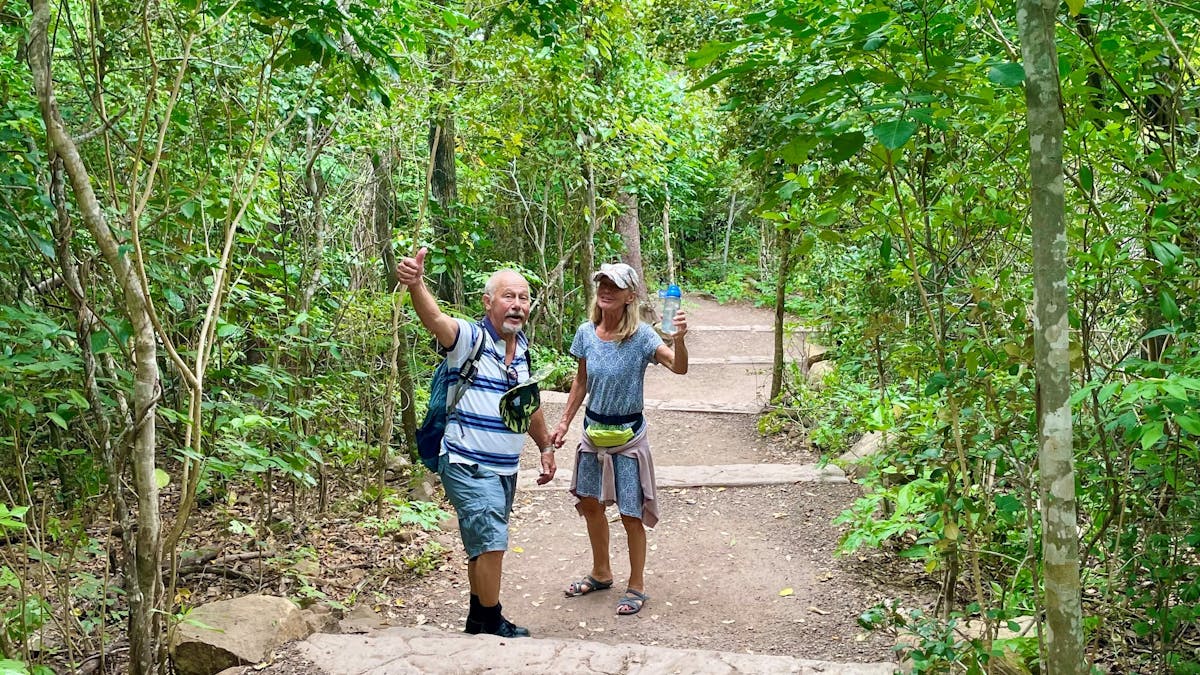 Couple on Bush Walk
