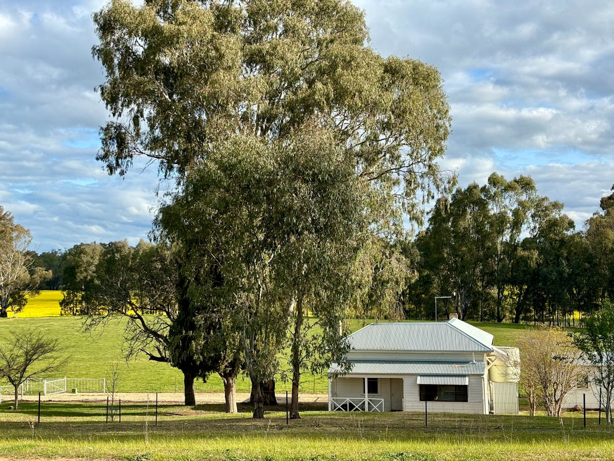 The cottage is located on a working farm with river frontage (the cottage is not on the river bank)