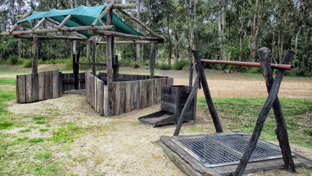Part of Tipperary Flat that show how the pioneers lived when they settled in Nanango
