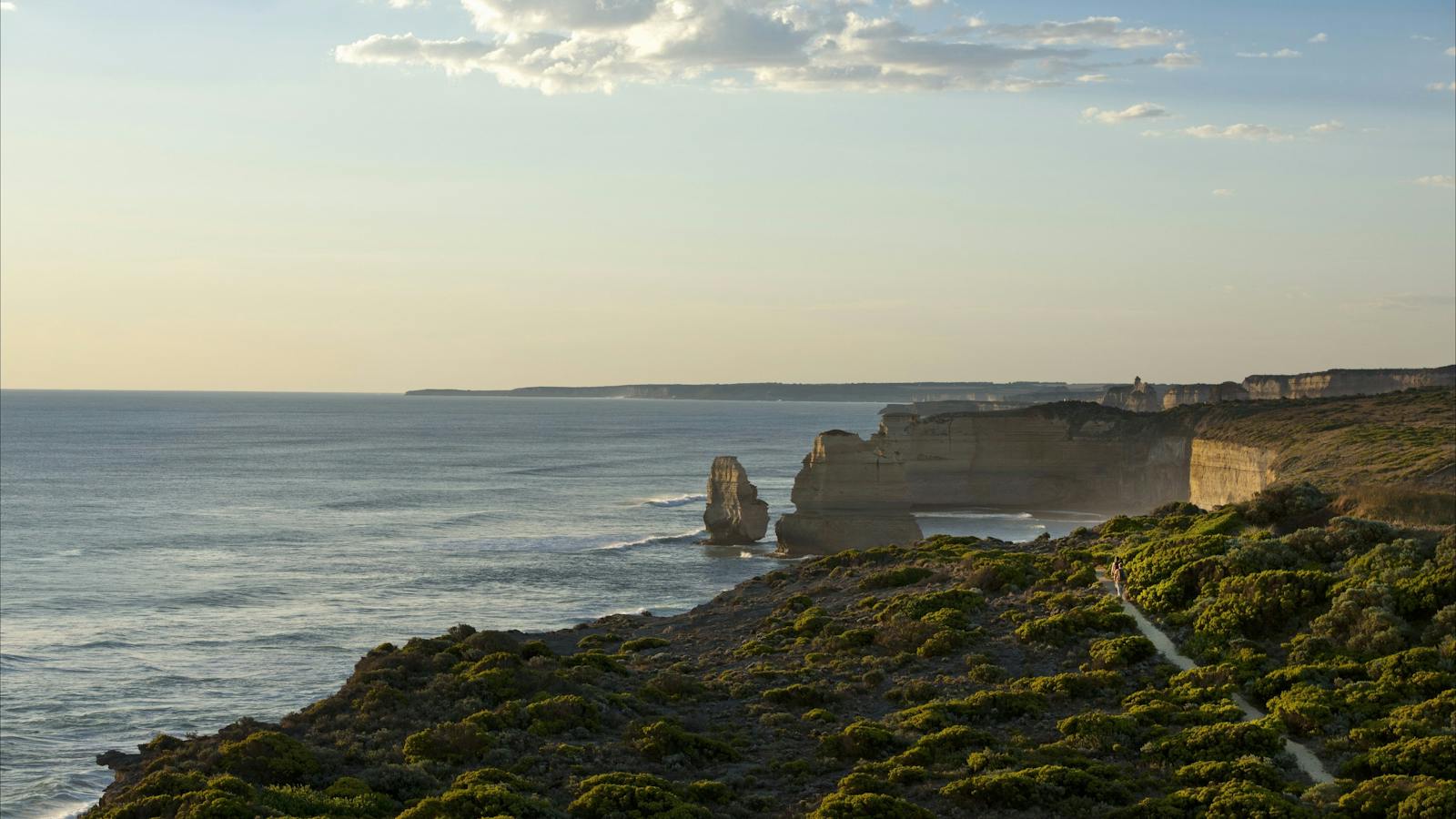 Clifftop walking