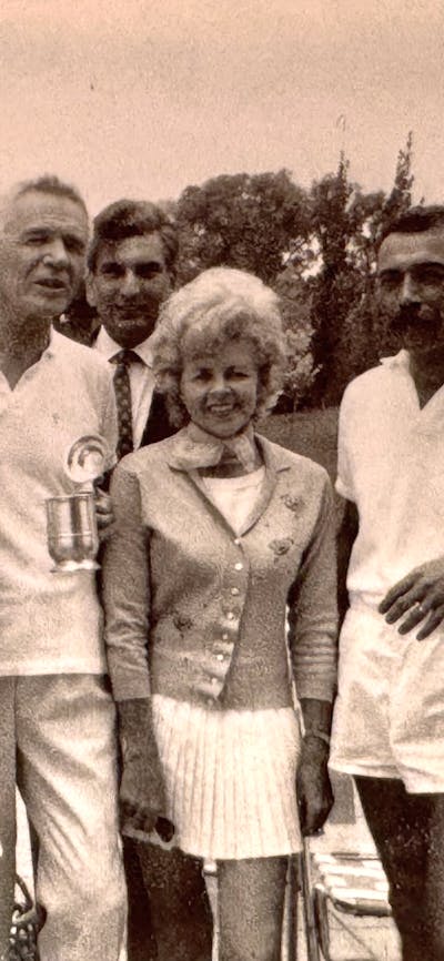 A group photography from 1968 featuring T Daly J Norris H Daly A Favreeaux V Howse E Taglietti