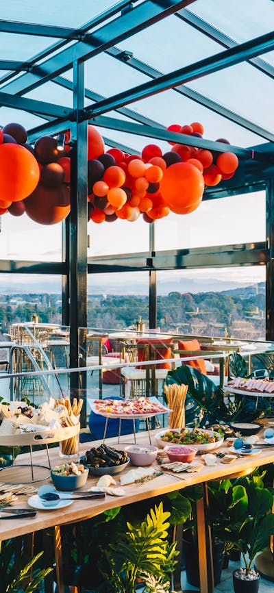 Rooftop bar and dining offering Panoramic Views