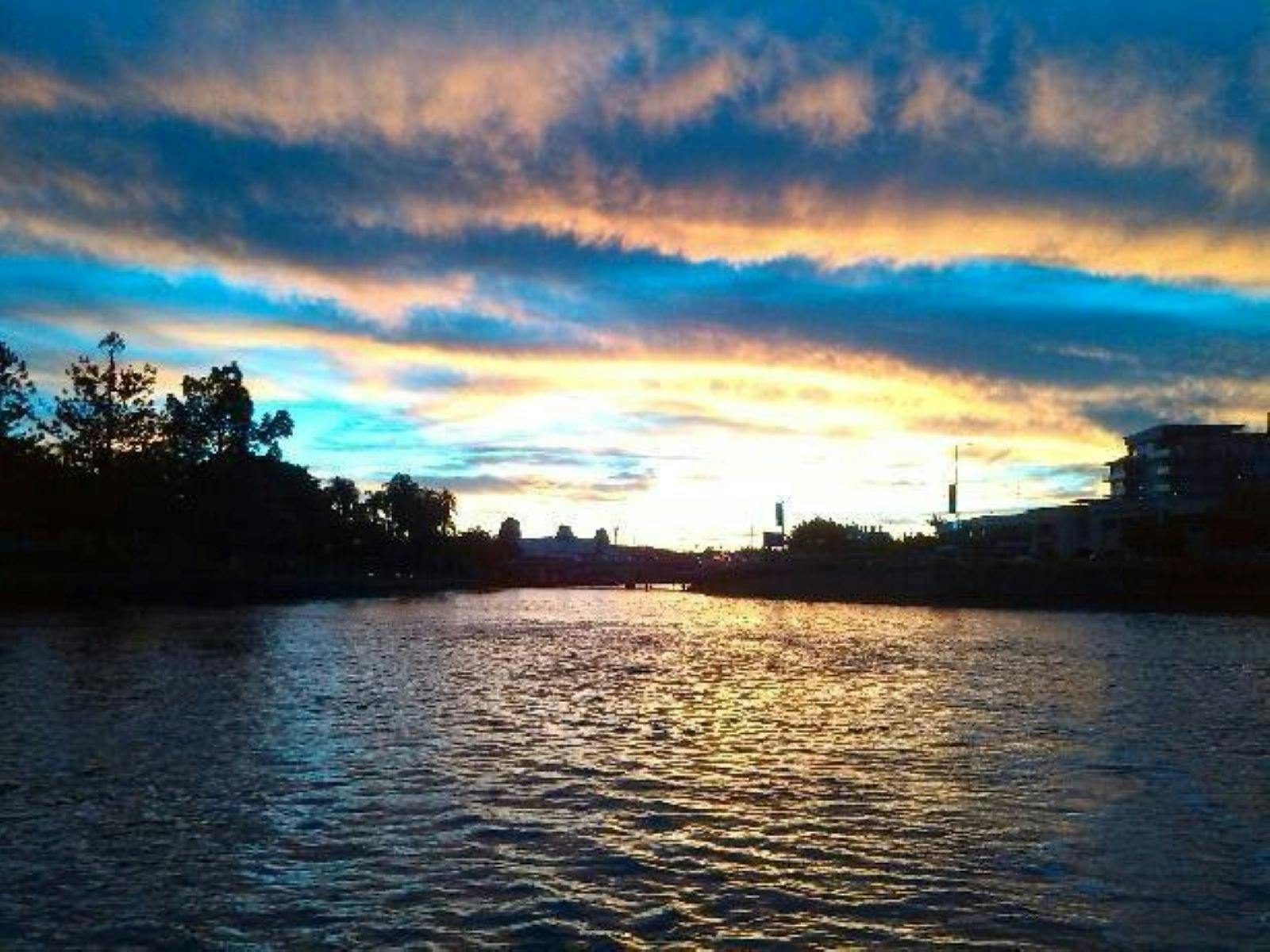 Winter evenings on Brisbane River