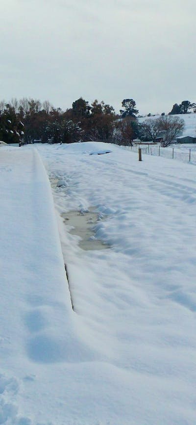 Crookwell Station In The Snow