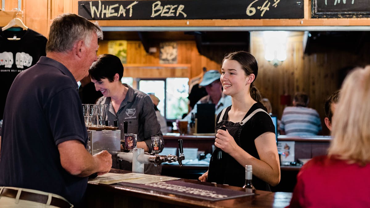 Enjoy craft beer at Granite Belt Brewery