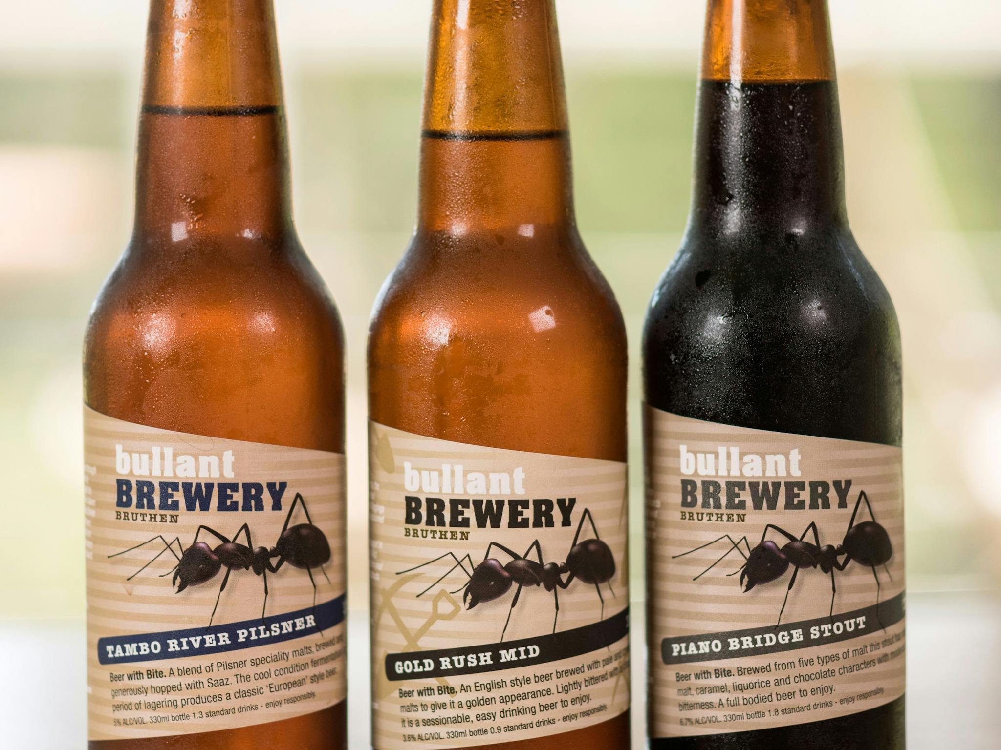 Boutique Beers available at licensed bar restaurant