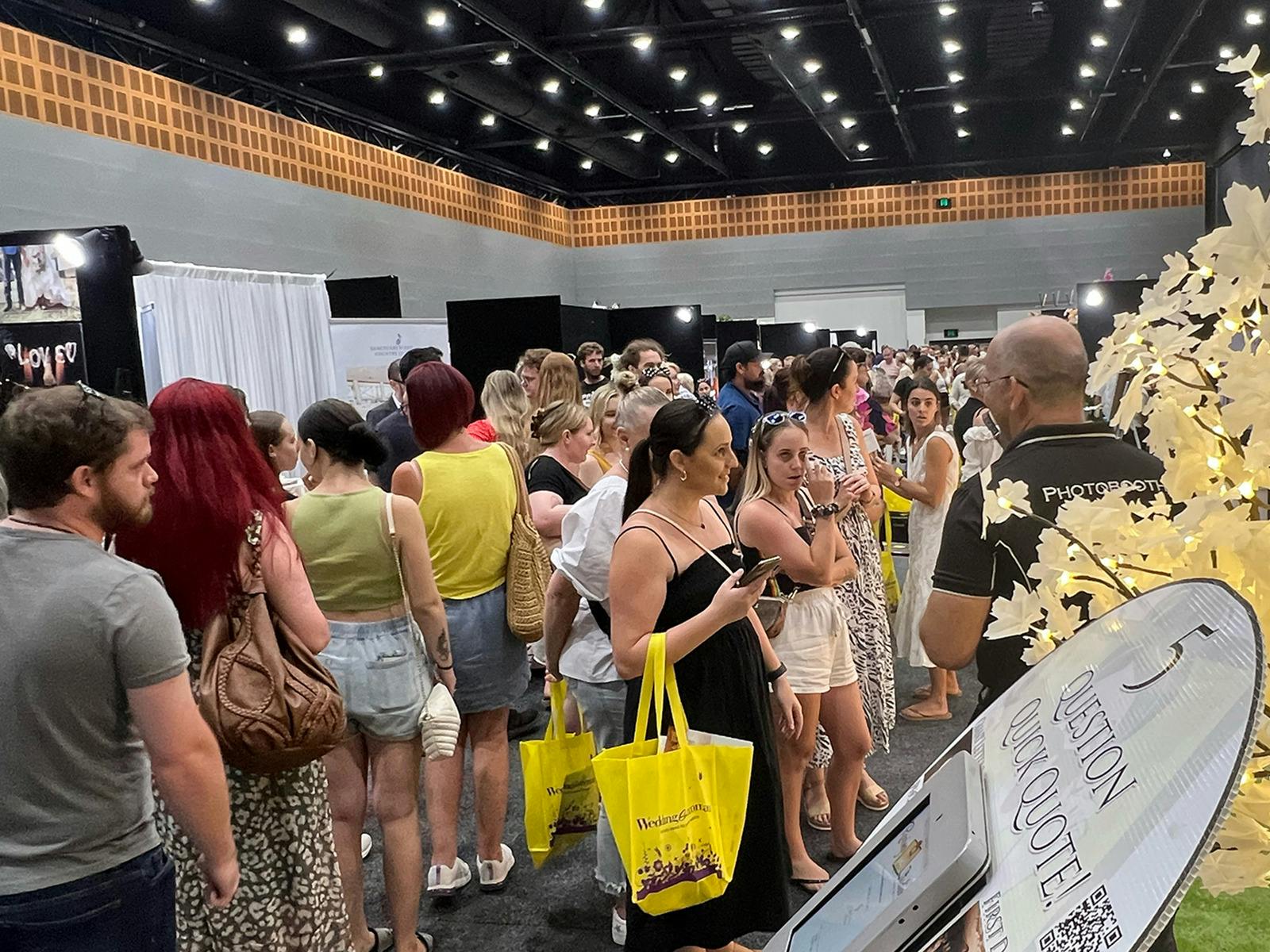 Lots of attendees at Your Local Wedding Guide Gold Coast Expo Lots of attendees at Your Local Wedding Guide Gold Coast Expo