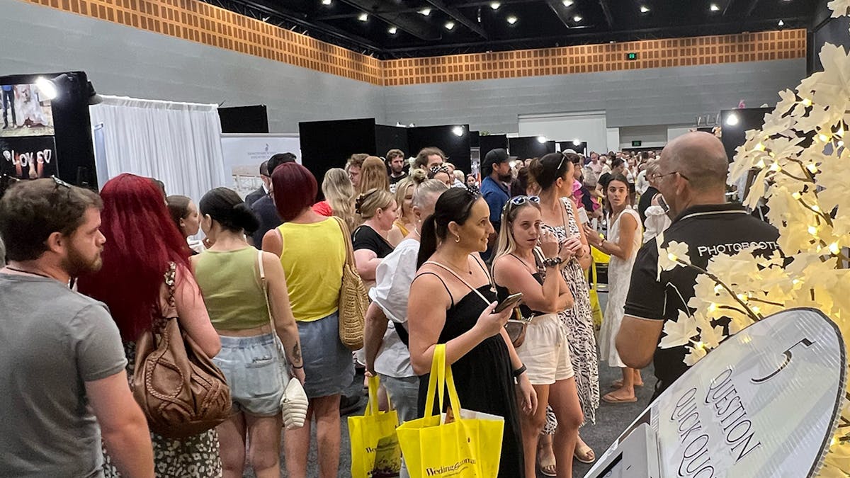 Lots of attendees at Your Local Wedding Guide Gold Coast Expo