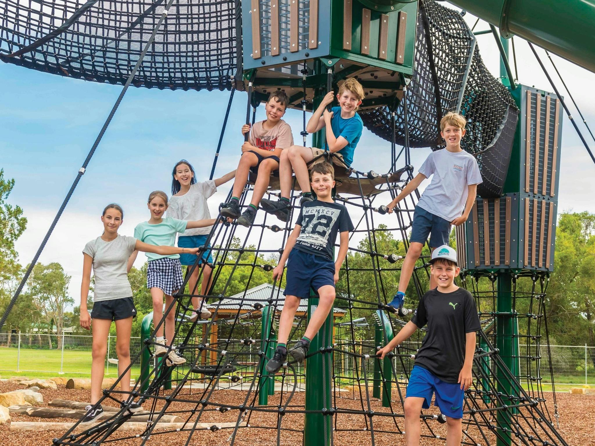 Kids on playground